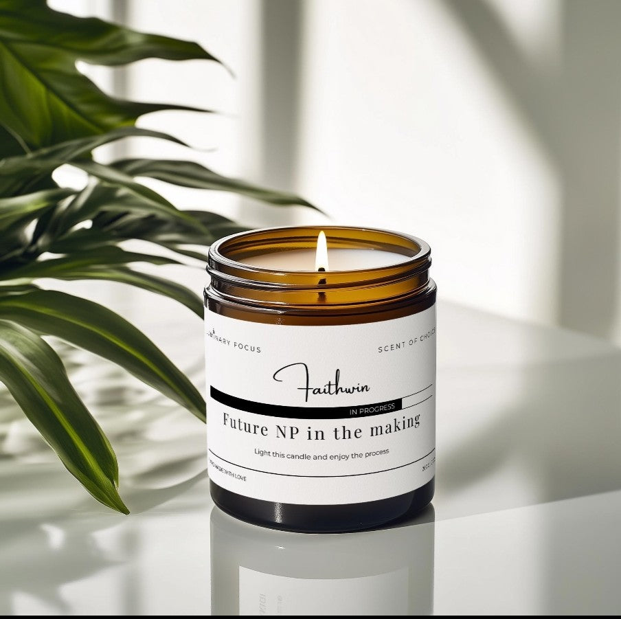 Future NP in the Making Soy Candle | Motivational Gift for Nursing Students | Hand-Poured
