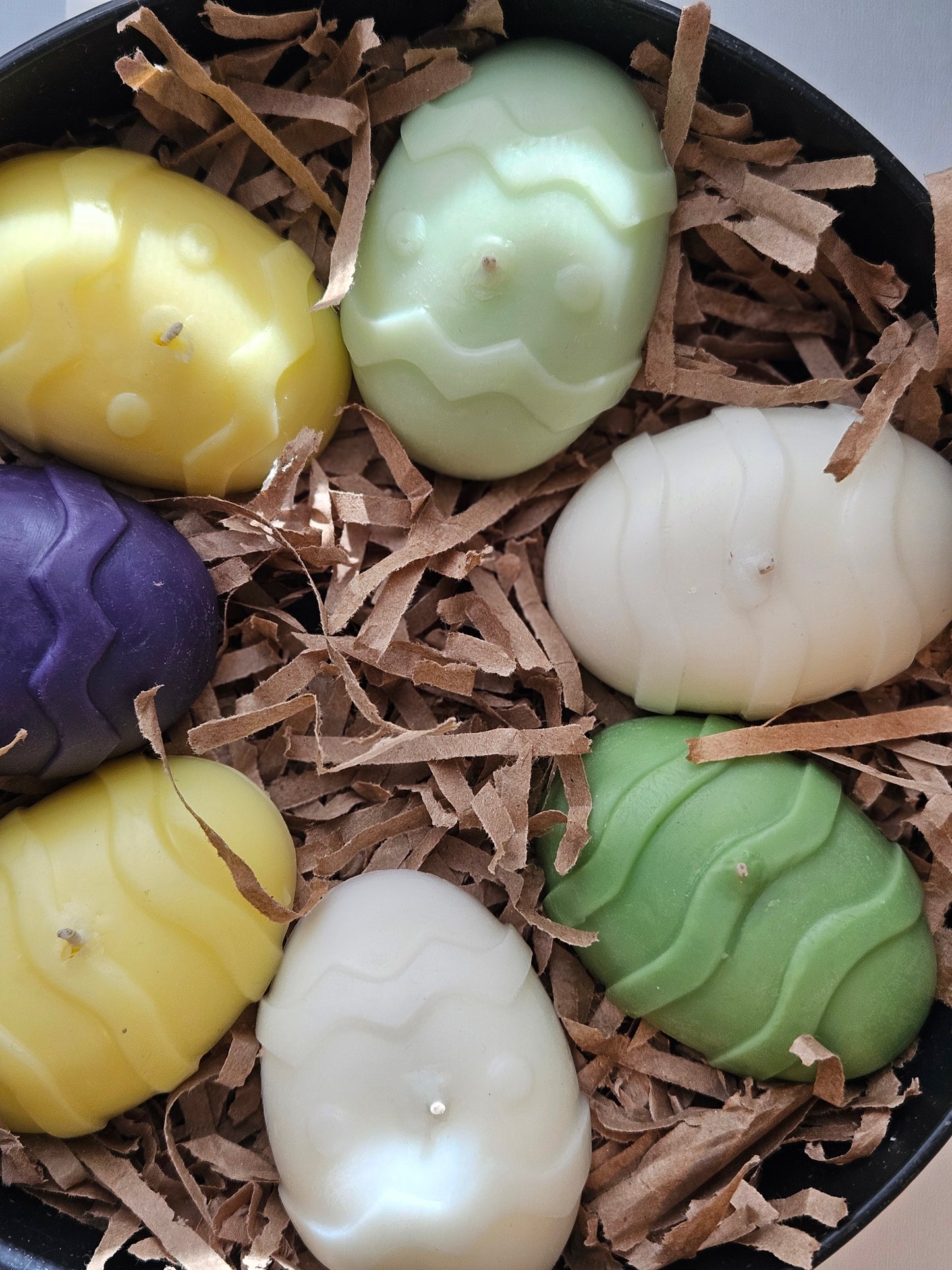 Bunny Breaths Easter Card - Egg-shaped Candle