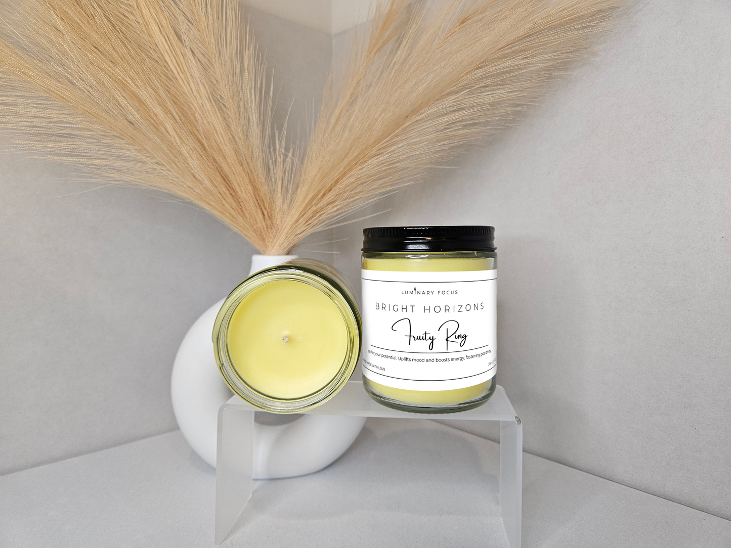 Fruity Bliss Candle – 7oz Amber, Fruity Loops Cereal Scent
