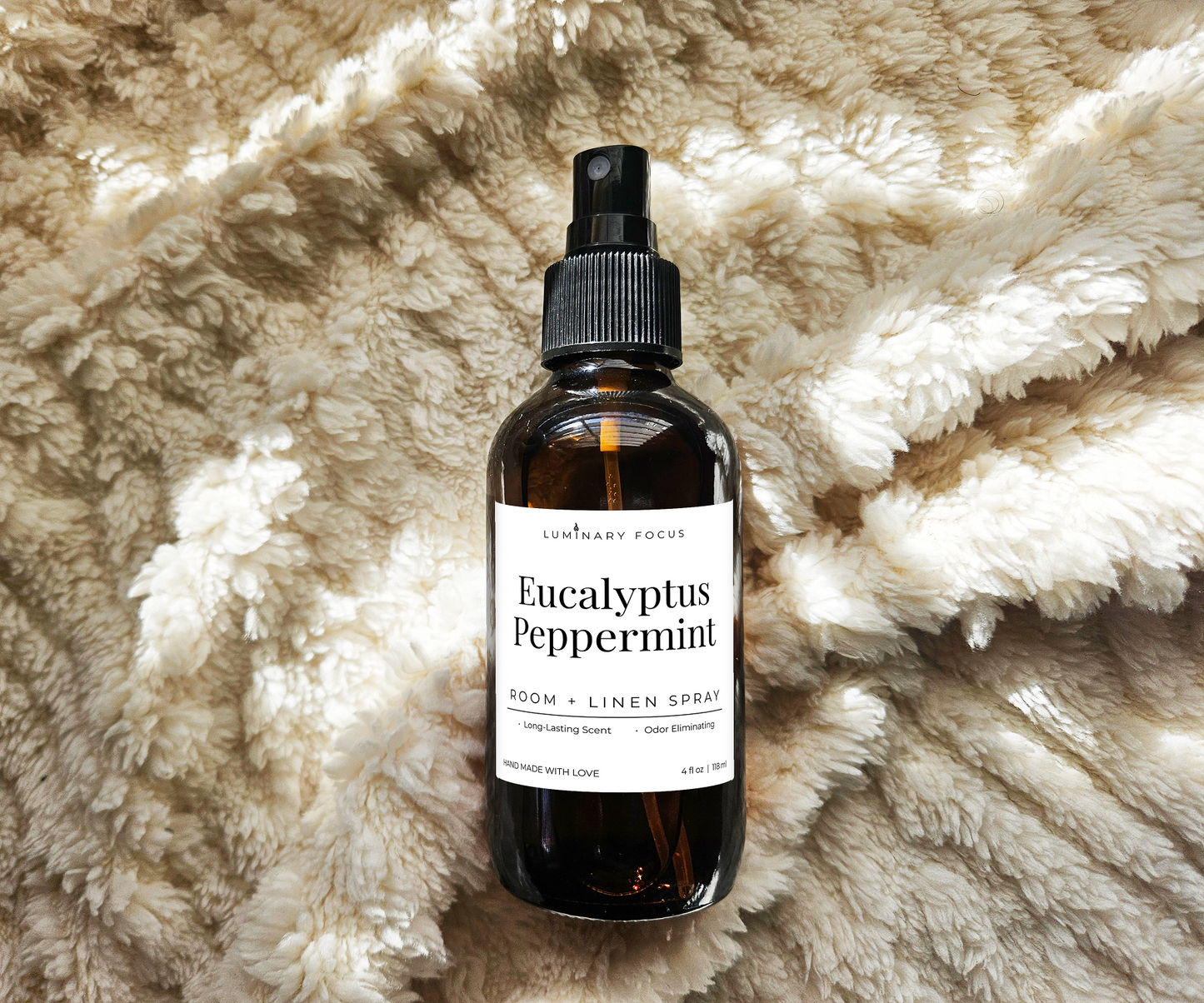 Eucalyptus Peppermint, Room + Linen Spray – 4oz/118ml