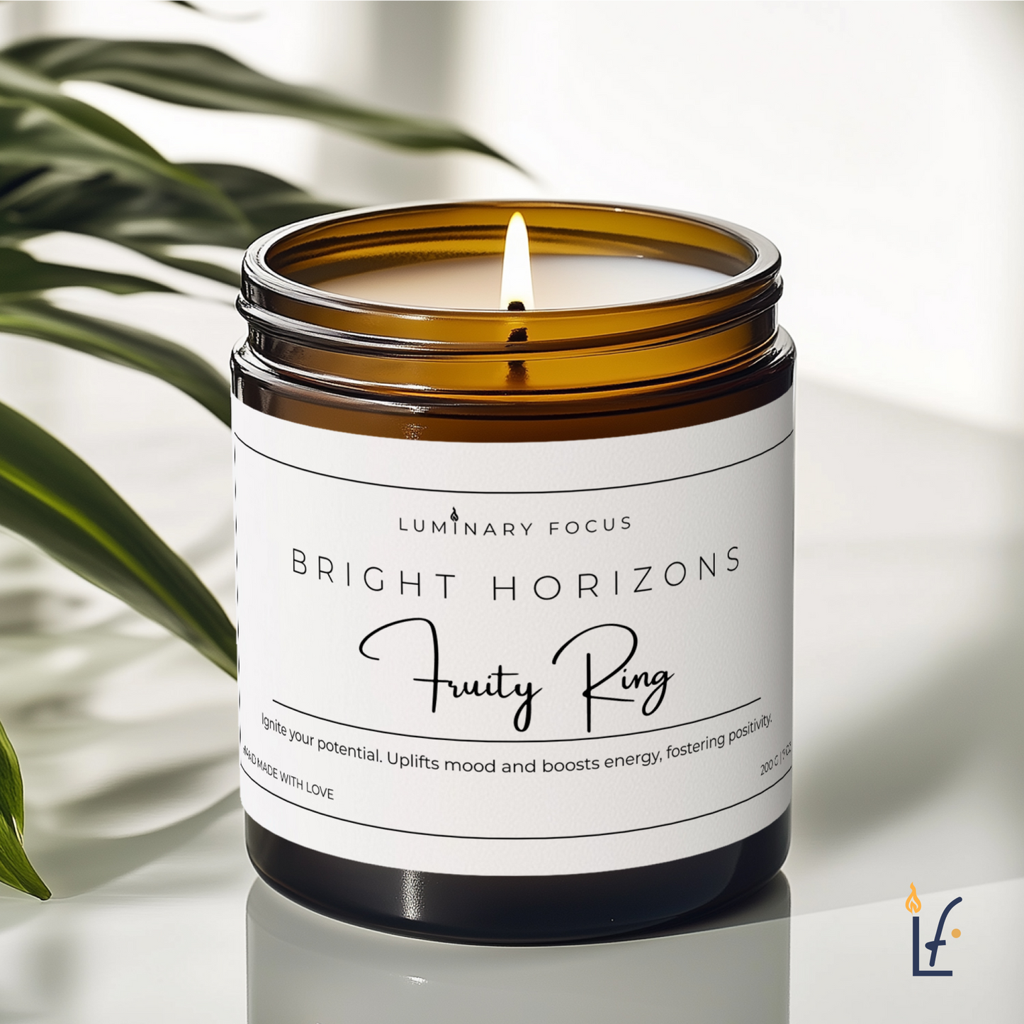 Fruity Bliss Candle – 7oz Amber, Fruity Loops Cereal Scent
