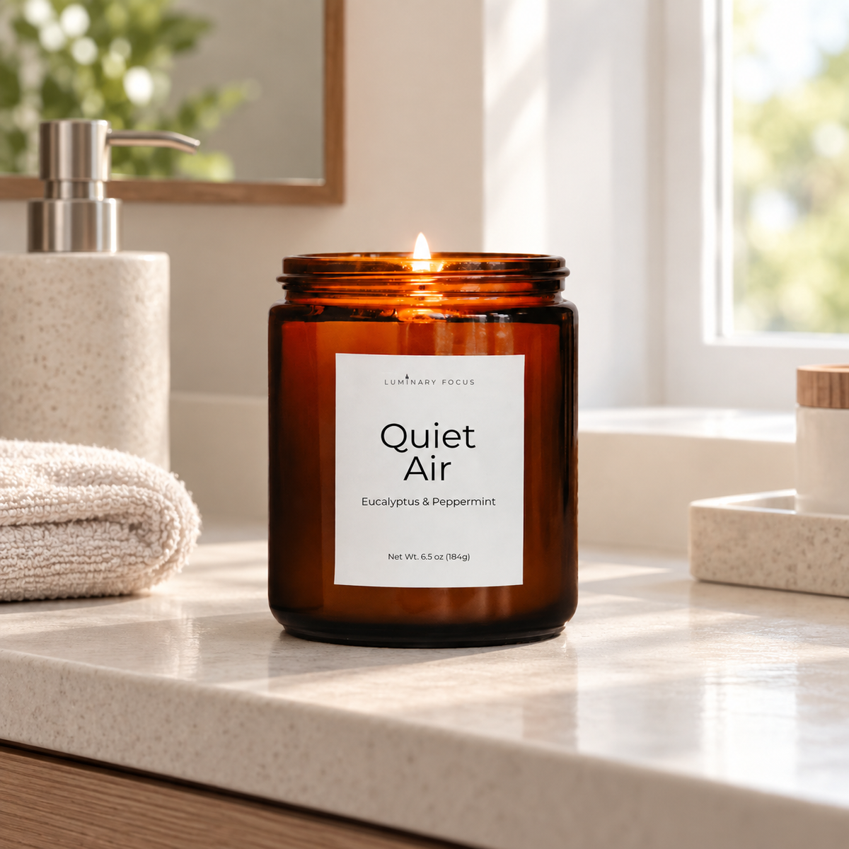 Quiet Air Candle | Peppermint & Eucalyptus