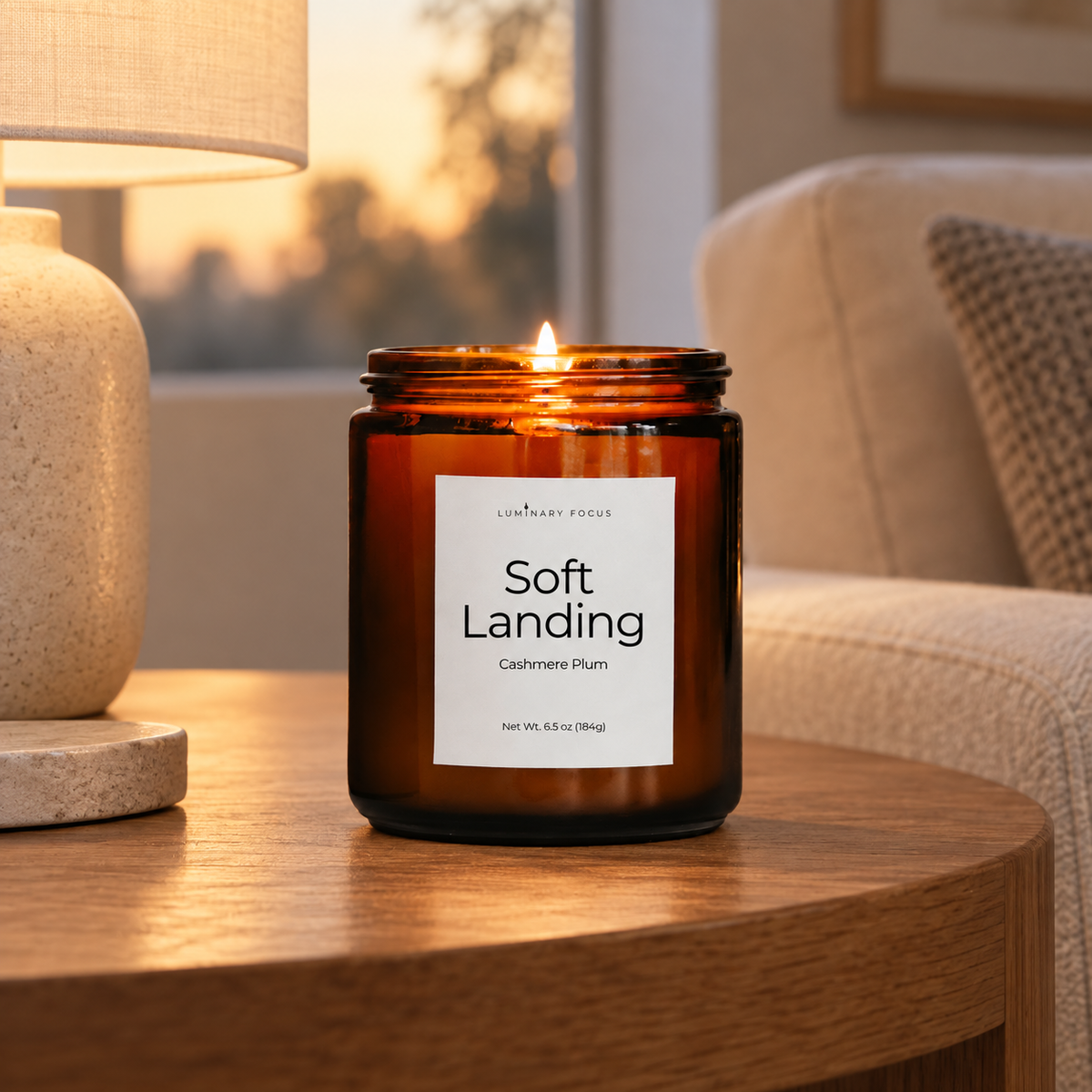 Soft Landing Candle | Cashmere Plum
