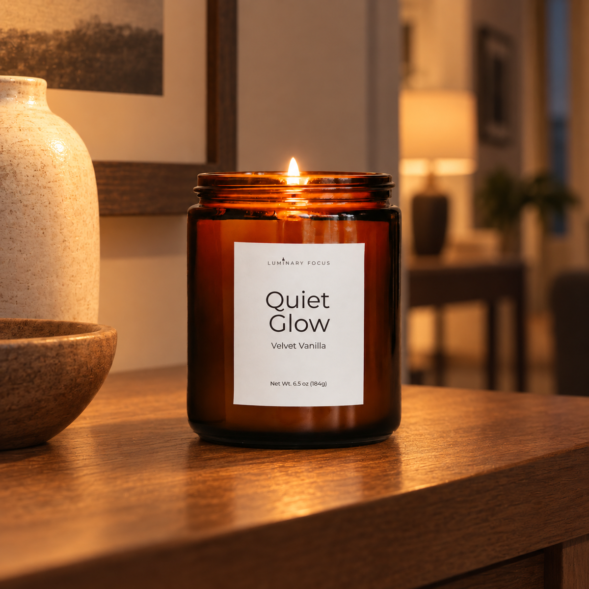 Quiet Glow Candle | Velvet Vanilla