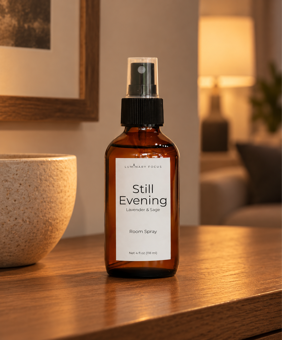 Still Evening Room + Linen Spray | Lavender & Sage