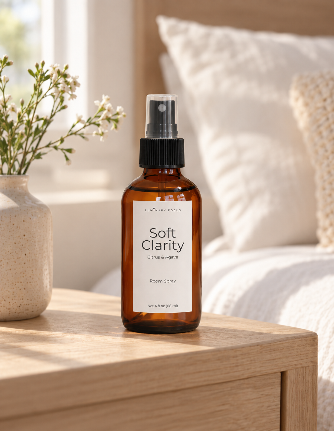 Soft Clarity Room + Linen Spray | Citrus Agave