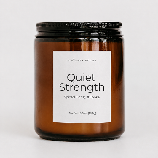 Quiet Strength Candle | Spiced Honey & Tonka