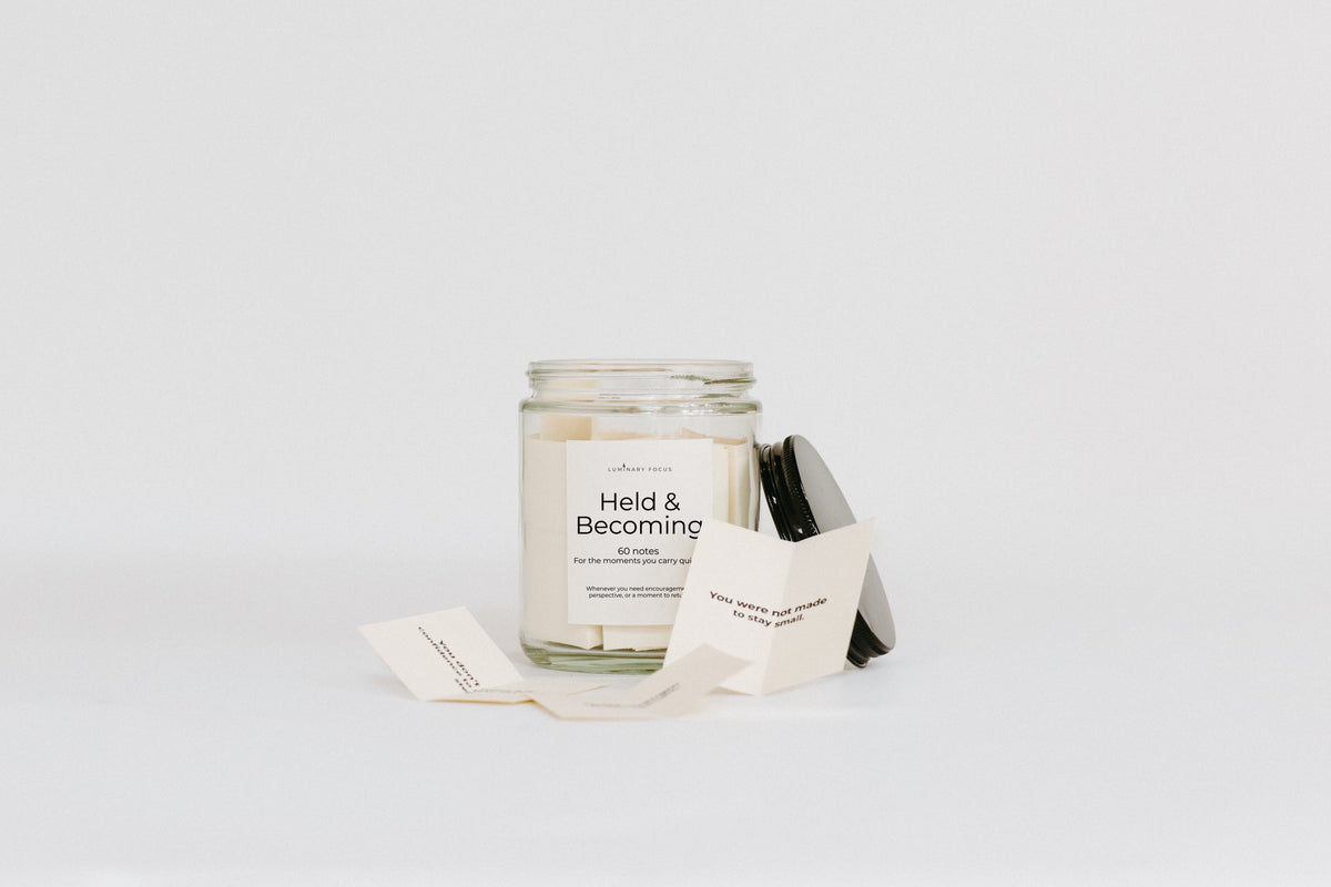 Held & Becoming Moment Jar | 60 Reflections