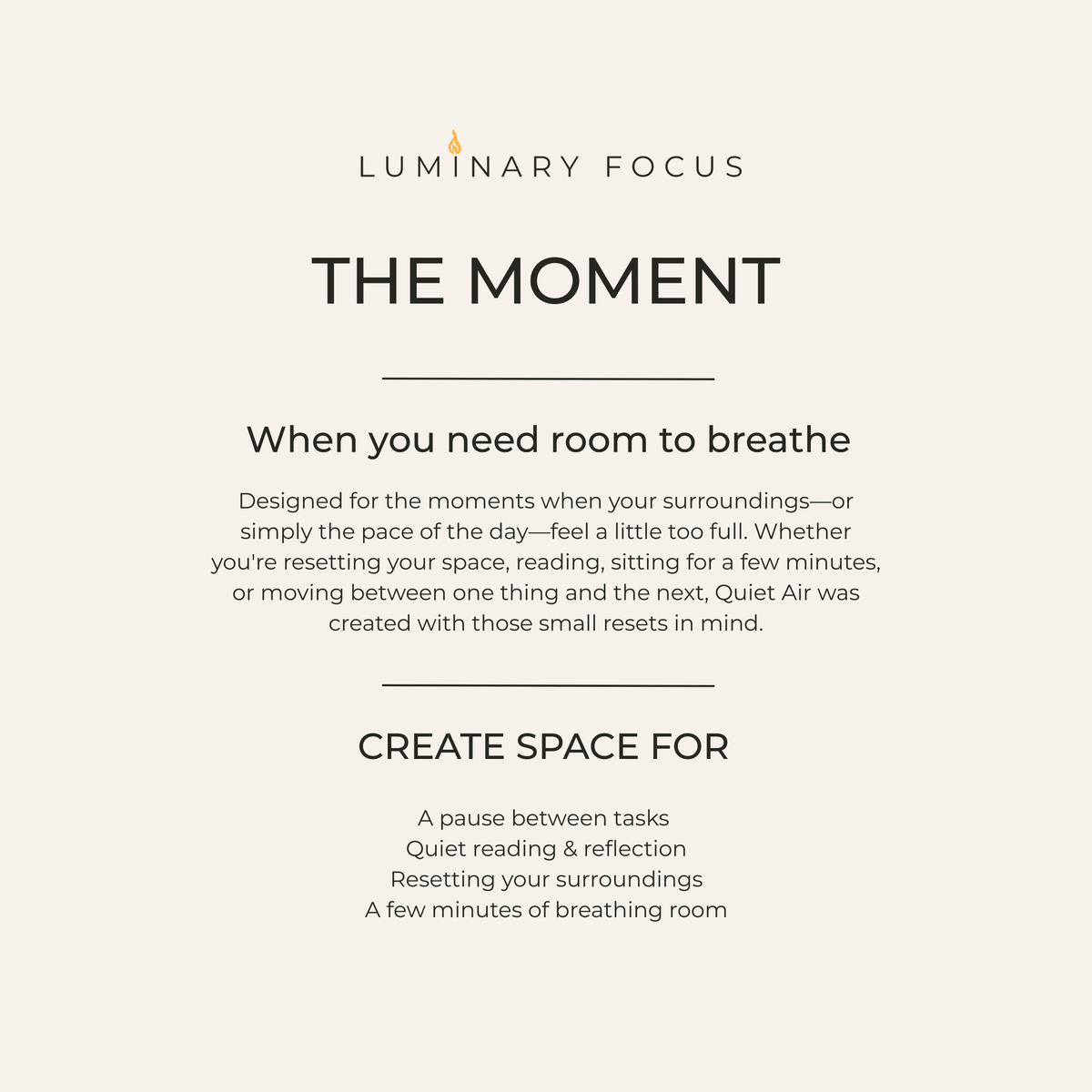 Quiet Air Candle | Peppermint & Eucalyptus