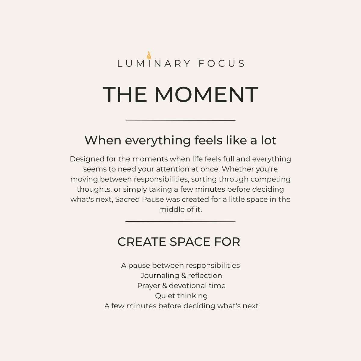 Sacred Pause Room + Linen Spray | Moonflower Nectar