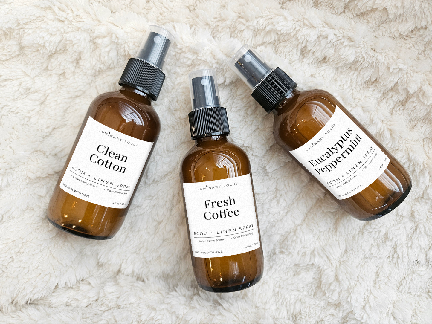 Eucalyptus Peppermint, Room + Linen Spray – 4oz/118ml