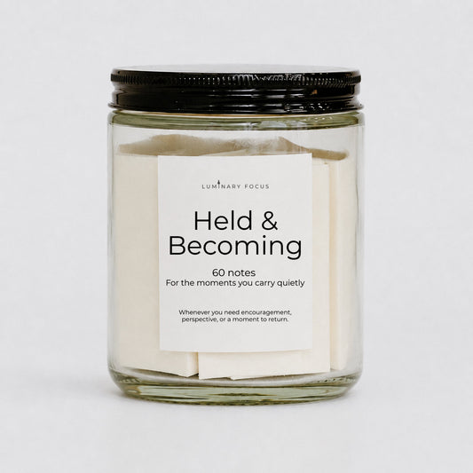 Held & Becoming Moment Jar | 60 Reflections